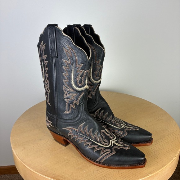 Lucchese 1883 Womens Heeled Western Cowboy Boots Coastal